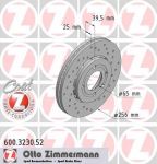 Zimmermann 600.3230.52 тормозной диск на VW LUPO (6X1, 6E1)