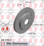Zimmermann 610.3718.20 тормозной диск на VOLVO XC60