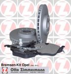 Zimmermann 640.4217.00 комплект тормозов, дисковый тормозной механизм на OPEL ASTRA H (L48)