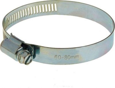 ZIPOWER Хомуты червячные стальные, 60–80 мм (PM4090)