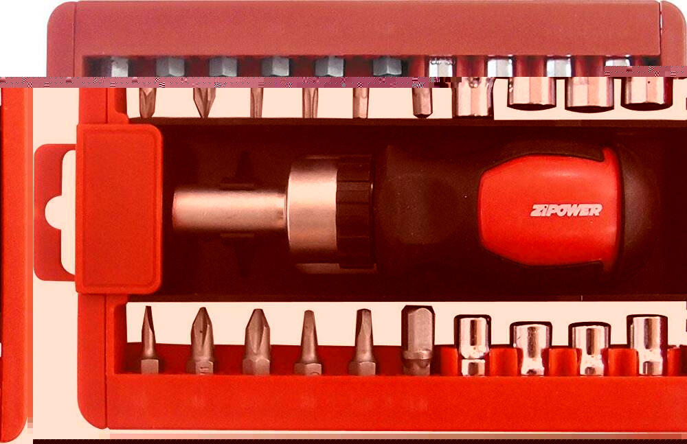 ZIPOWER Набор инструмента, 21 предмет, Cr-V сталь (PM5132)
