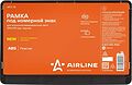 AIRLINE AFC-15 рамка номерного знака для японских и американских авто, 290×170 мм, чёрная