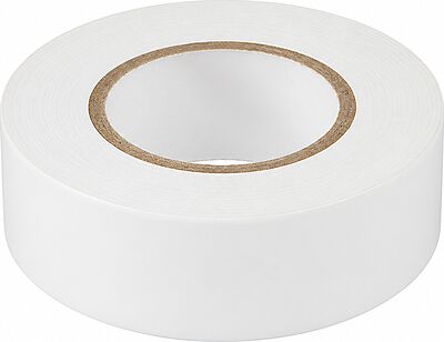 Изолента ПВХ ARNEZI R8030503 19 мм × 10 м, 130 мкм, белая