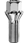 Bimecc B13 болт колесный M14×1,5×28, CH17, конус 60°, белый цинк