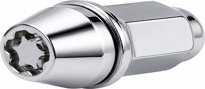 Farad DN215 Комплект гаек-секреток M12×1.25, 34 мм, комплект 4+1, конус, ключ 19 мм