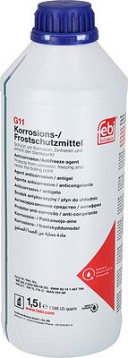 febi 01089 G11 концентрат антифриза VW TL 774-C, синий, 1,5 л