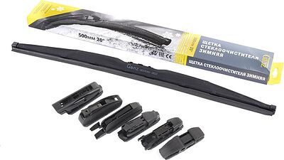 GANZ Winter GIS01040 Щетка стеклоочистителя зимняя 500 мм каркасная 1 шт (6 адаптеров)