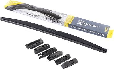 GANZ Winter GIS01044 Щетка стеклоочистителя зимняя 500 мм каркасная 1 шт (6 адаптеров)