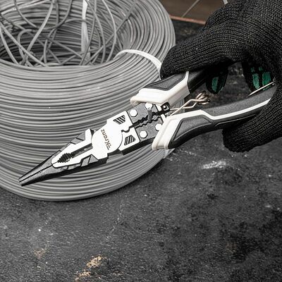 Kranz KR-12-4653-5 Тонкогубцы многофункциональные универсальные 200мм KRANZ