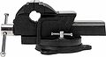 Kranz KR-12-5101 Тиски слесарные 100мм, поворотные, с наковальней KRANZ