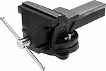 Kranz KR-12-5102 Тиски слесарные 150мм, поворотные, с наковальней KRANZ