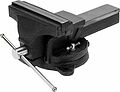 Kranz KR-12-5103 Тиски слесарные 200мм, поворотные, с наковальней KRANZ