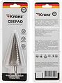 Kranz KR-12-6603 Сверло по металлу ступенчатое 4,0-32,0мм, 102мм, 62 HRC KRANZ