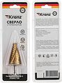 Kranz KR-12-6614 Сверло по металлу ступенчатое ТИТАН 9,0-36,0мм, 110мм, 65 HRC, Р6М5 TiN KRANZ