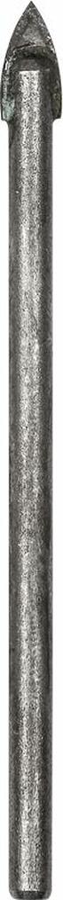 Kranz KR-12-6803 Сверло по стеклу и керамике 5 мм, 2 грани, цилиндр. хвостовик Kranz