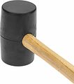 Kranz KR-12-8144 Киянка резиновая 680 г, черная резина, деревянная рукоятка KRANZ Kranz KR-12-8144 Киянка резиновая 680 г, черная резина, деревянная рукоятка KRANZ