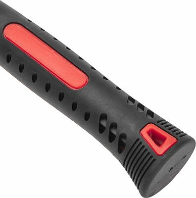 Kranz KR-12-8154 Киянка резиновая 680 г, черно-белая резина, фибергласовая рукоятка KRANZ