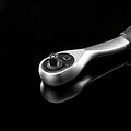 Kranz KR-12-8403 Ключ-трещотка для торцовых головок 1/4, СrV, 72 зубца KRANZ