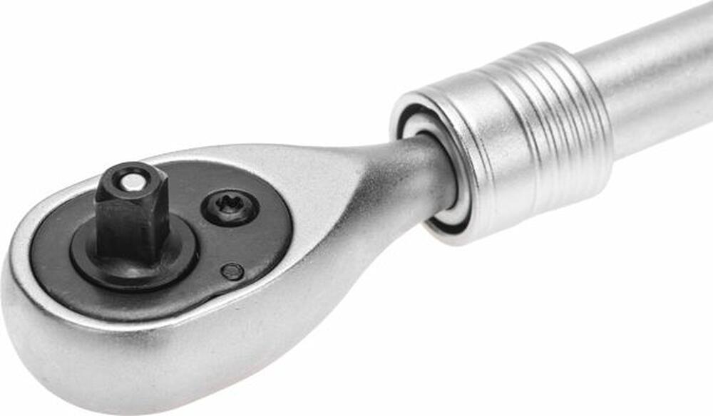 Kranz KR-12-8413 Ключ телескопический трещоточный 1/4, 162-210мм, CrV, двухкомпонентная рукоятка KRANZ