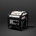 Kranz KR-16-1142 Генератор инверторный KR2500IO, 2,5кВт, 230В, 7л, открытый корпус, ручной старт KRANZ