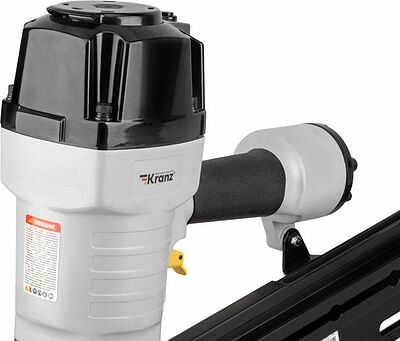 Kranz KR-16-1620 Пневмопистолет гвоздезабивной (нейлер) N90/D21, наклон 21 градус KRANZ