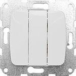 Kranz KR-78-0204 DEA Выключатель 3кл с/у 10А мех. Бел KRANZ