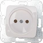 Kranz KR-78-0210 DEA Розетка 1-ая б/з с/у 10А мех. Бел KRANZ