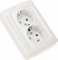 Kranz KR-78-0220 DEA Розетка 2-ая керамика с/з с/у 16А Бел KRANZ Kranz KR-78-0220 DEA Розетка 2-ая керамика с/з с/у 16А Бел KRANZ