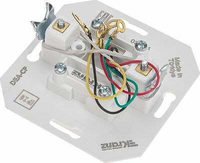 Kranz KR-78-0222 DEA Розетка Телефон RJ11 с/у мех. Бел KRANZ