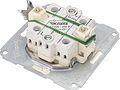 Kranz KR-78-0237 DEA Выключатель (переключатель) 2кл прох. с/у 10А мех. бежевый KRANZ