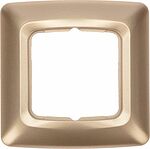 Kranz KR-78-0315 DEA Рамка 1-я горизонтальная Золотой Металлик KRANZ
