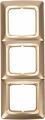Kranz KR-78-0317 DEA Рамка 3-я горизонтальная Золотой Металлик KRANZ