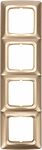 Kranz KR-78-0318 DEA Рамка 4-я горизонтальная Золотой Металлик KRANZ