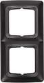 Kranz KR-78-0346 DEA Рамка 2-я горизонтальная Черный Металлик KRANZ