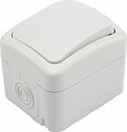 Kranz KR-78-0601 Выключатель одноклавишный Mini OG IP54 о/у, белый KRANZ