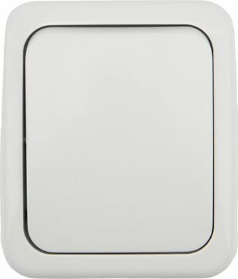 Kranz KR-78-0601 Выключатель одноклавишный Mini OG IP54 о/у, белый KRANZ