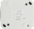 Kranz KR-78-0602 Выключатель двухклавишный Mini OG IP54 о/у, белый KRANZ Kranz KR-78-0602 Выключатель двухклавишный Mini OG IP54 о/у, белый KRANZ