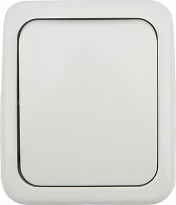Kranz KR-78-0603 Переключатель проходной Mini OG IP54 о/у, белый KRANZ