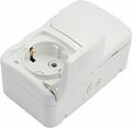 Kranz KR-78-0607 Блок горизонтальный 2 розетки (керамика) Mini OG IP54 с/з, о/у, белый KRANZ Kranz KR-78-0607 Блок горизонтальный 2 розетки (керамика) Mini OG IP54 с/з, о/у, белый KRANZ