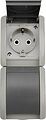 Kranz KR-78-0615 Блок вертикальный 2 розетки INDUSTRIAL IP54 с/з, о/у, серый KRANZ Kranz KR-78-0615 Блок вертикальный 2 розетки INDUSTRIAL IP54 с/з, о/у, серый KRANZ