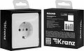 Kranz KR-78-0701-1 Розетка ROUND 1-ая с/з с/у, со шторками 16А перламутр KRANZ Kranz KR-78-0701-1 Розетка ROUND 1-ая с/з с/у, со шторками 16А перламутр KRANZ