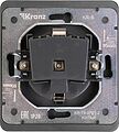 Kranz KR-78-0701-2 Розетка ROUND 1-ая с/з с/у, со шторками 16А титан KRANZ Kranz KR-78-0701-2 Розетка ROUND 1-ая с/з с/у, со шторками 16А титан KRANZ