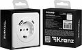 Kranz KR-78-0704-1 Розетка ROUND 1-ая с/з с/у з/ш 16А с USB A+C быстрой зарядки 5В/3А перламутр KRANZ Kranz KR-78-0704-1 Розетка ROUND 1-ая с/з с/у з/ш 16А с USB A+C быстрой зарядки 5В/3А перламутр KRANZ