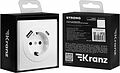 Kranz KR-78-0704-4 Розетка STRONG 1-ая с/з с/у з/ш 16А с USB A+C быстрой зарядки 5В/3А жемчуг KRANZ