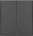 Kranz KR-78-0706-6 Выключатель STRONG 2 кл 10А с/у графит KRANZ