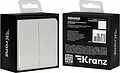 Kranz KR-78-0711-1 Выключатель ROUND 2 кл для жалюзи возвратный 10А с/у перламутр KRANZ