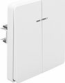 Kranz KR-78-0714-1 Выключатель ROUND 2 кл с подсветкой 10А с/у перламутр KRANZ Kranz KR-78-0714-1 Выключатель ROUND 2 кл с подсветкой 10А с/у перламутр KRANZ