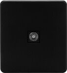 Kranz KR-78-0723-3 Розетка ROUND TV с/у оникс KRANZ