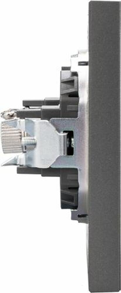 Kranz KR-78-0723-6 Розетка STRONG TV с/у графит KRANZ