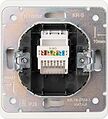 Kranz KR-78-0724-1 Розетка ROUND компьютерная RJ45 кат6 с/у перламутр KRANZ Kranz KR-78-0724-1 Розетка ROUND компьютерная RJ45 кат6 с/у перламутр KRANZ